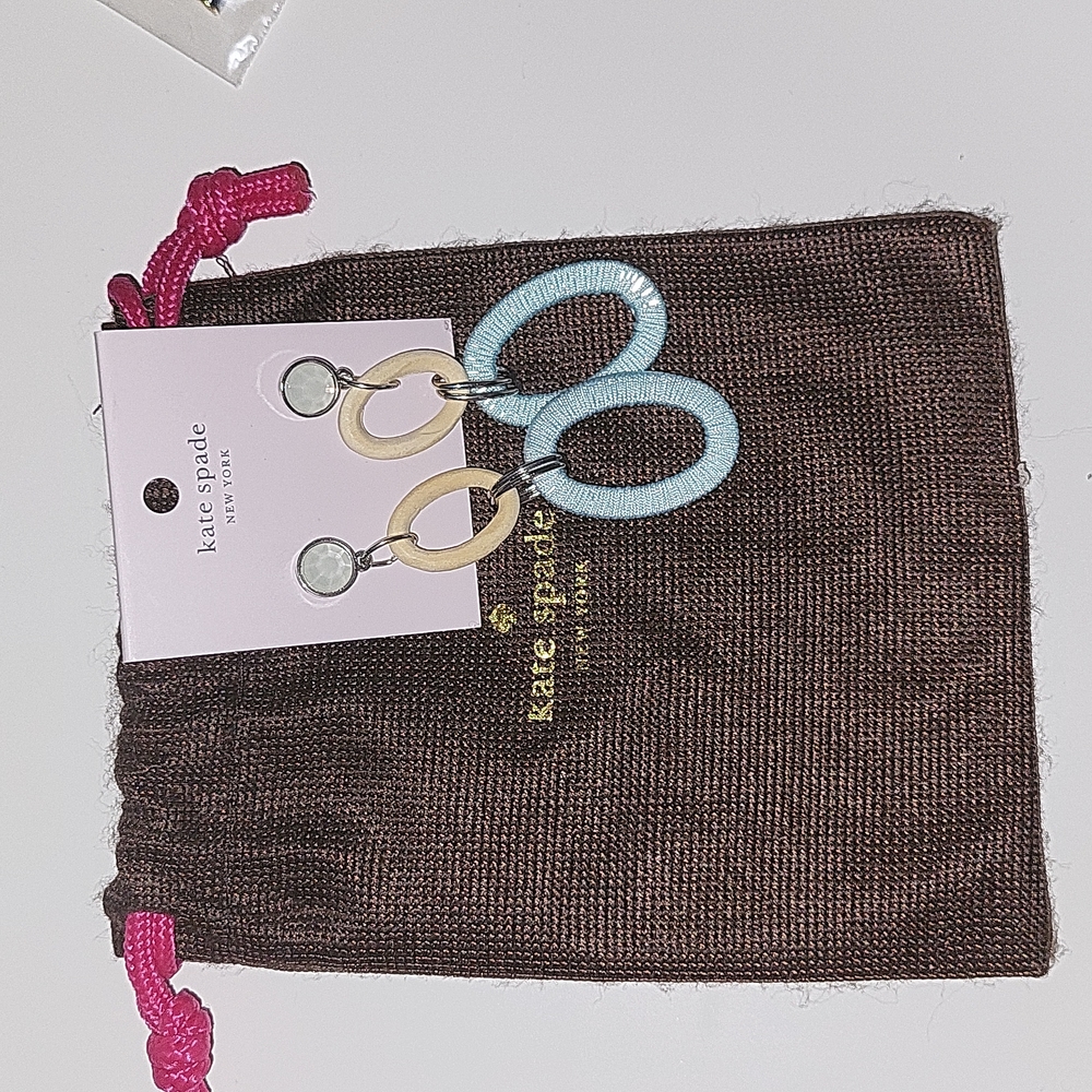 NWT Kate Spade signature Spade earrings